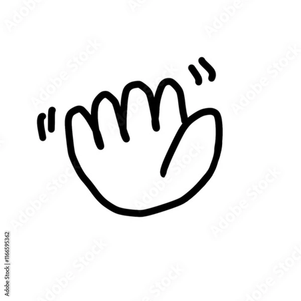 Fototapeta bye　バイバイ