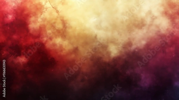 Obraz Abstract fiery nebula cosmic cloud artwork