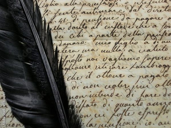 Fototapeta Manoscritto 1