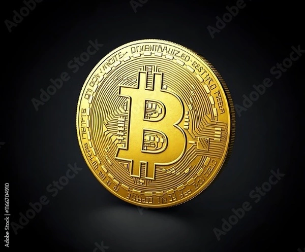 Fototapeta Stunning Bitcoin Artwork Collection Showcasing Digital Currency, Blockchain Technology, and Futuristic Cryptocurrency Design for Enthusiasts and Traders in the Evolving Financial and Digital Economy