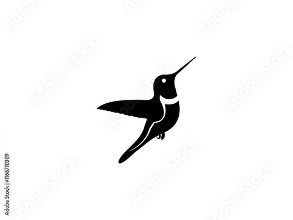Fototapeta Hummingbird Design Bird Vector Image Or Illustration of a Hummingbird