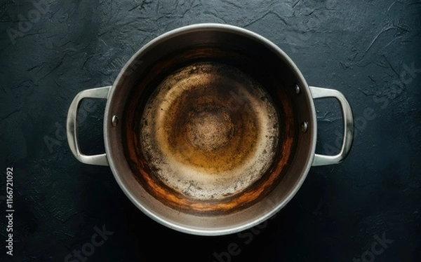 Obraz Burnt sauce pan photo.