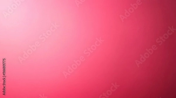 Fototapeta Smooth hot pink gradient background with soft texture and vibrant saturation