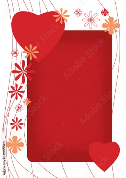 Fototapeta Congratulatory card