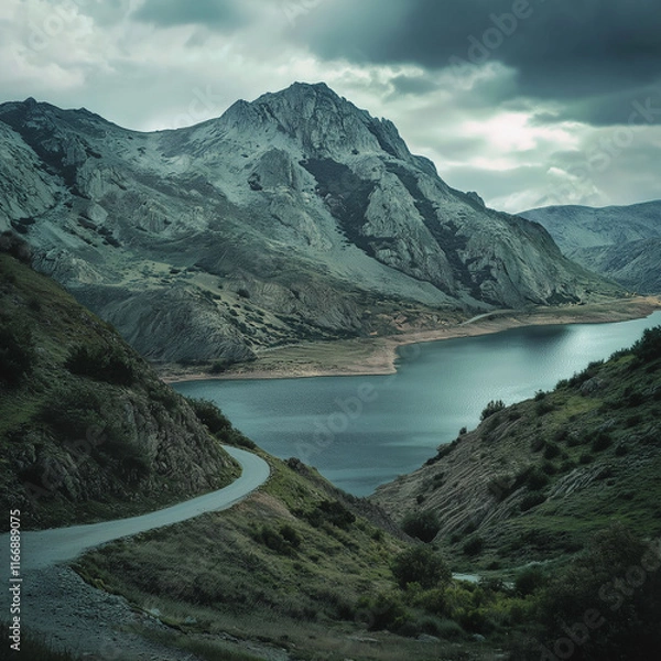 Obraz lake in the mountains