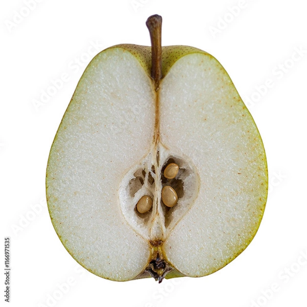 Obraz a picture of an apple cut in half showing the seeds PNG image, PNG file, Generative art.