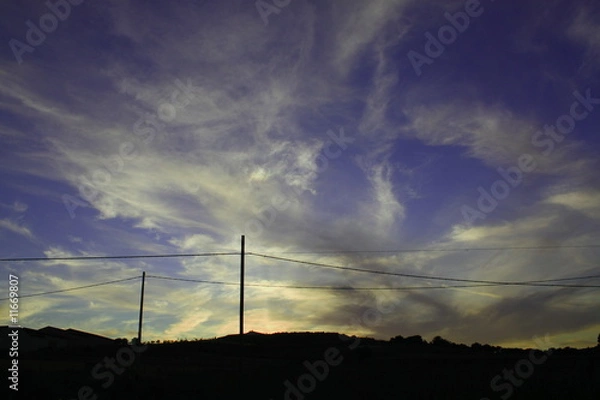 Obraz luci di tramonto