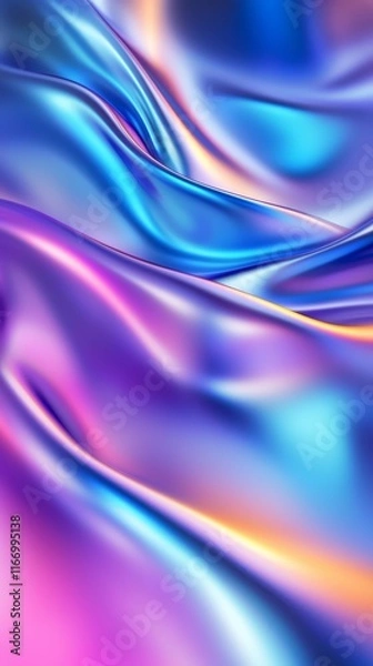 Fototapeta 3D technology abstract art dynamic fluid kv background creative design