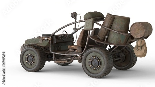 Obraz post apocalyptic vehicle