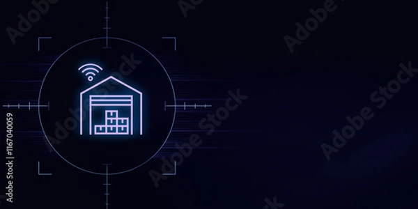 Fototapeta IoT Solutions for Commercial Building Infrastructure focus on improving energy efficiency, enhancing occupant comfort, and ensuring security