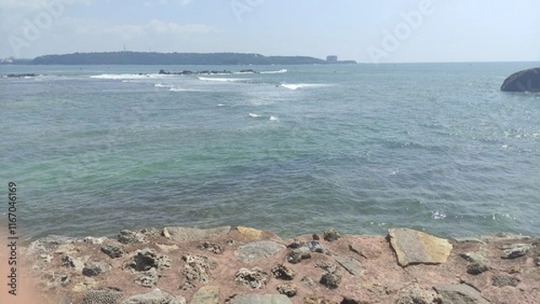 Fototapeta Beach view in Galle Fort