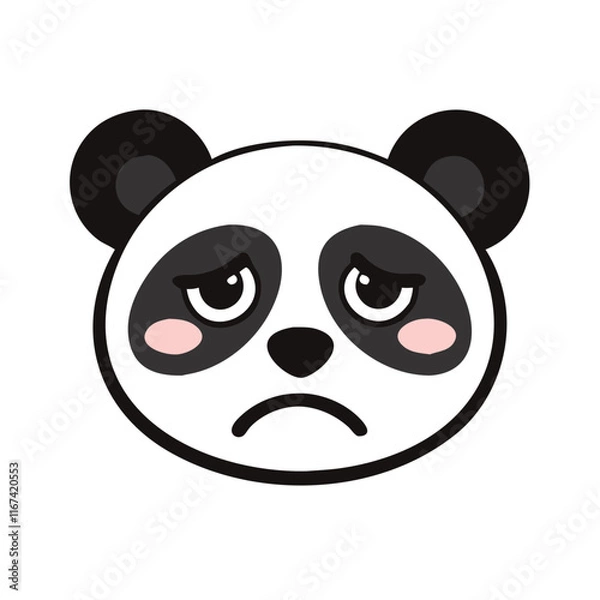 Obraz panda bear vector