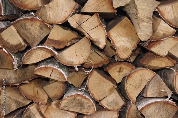 Obraz Drewno kominkowe