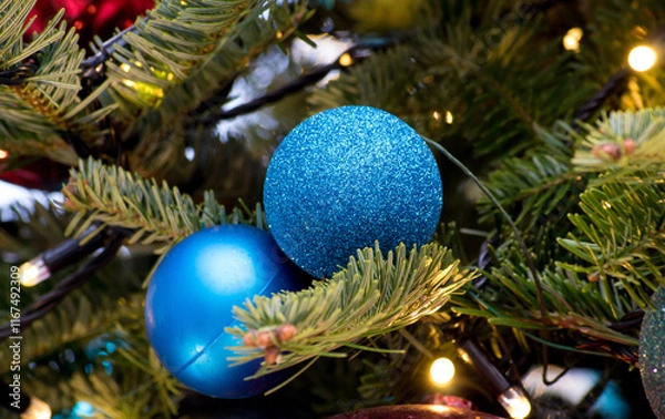 Obraz christmas tree decorations