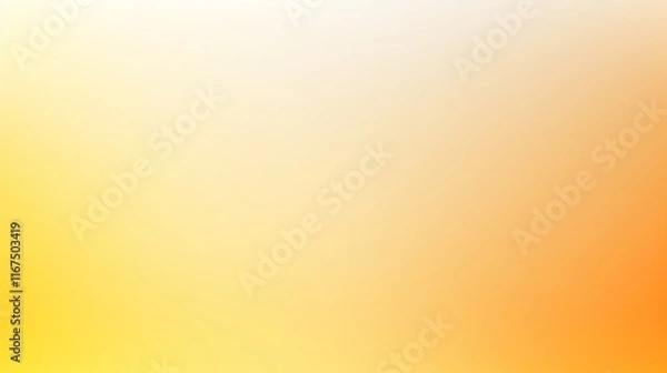 Fototapeta Color gradient background, abstract pastel rainbow. Light yellow orange color gradation, yellow blur effect perfect for dynamic and creative backgrounds