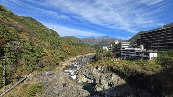 Obraz Japan landscape background