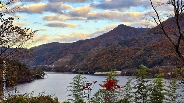 Obraz Japan landscape background