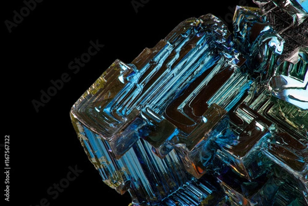 Obraz Bismuth post-transition metal macro