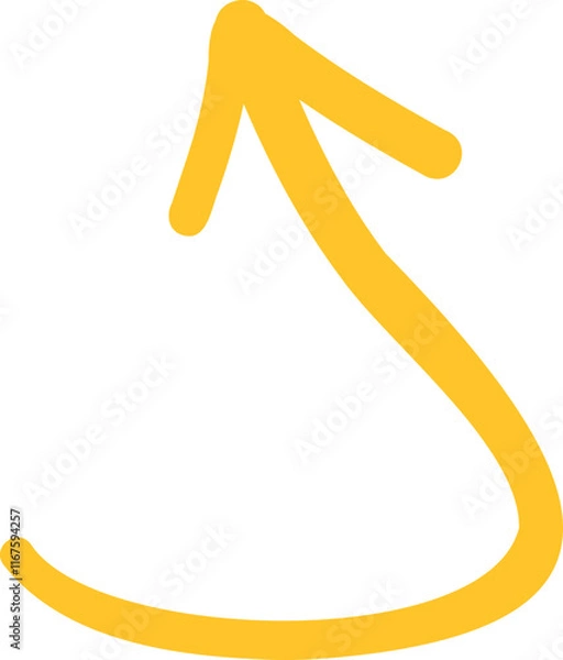 Fototapeta Hand Drawn Arrow