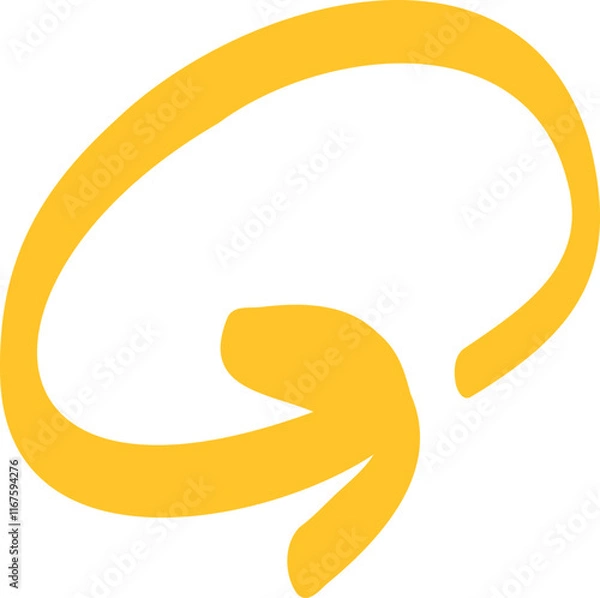 Fototapeta Hand Drawn Arrow