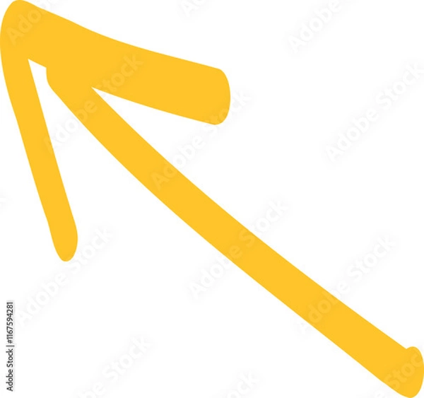 Fototapeta Hand Drawn Arrow
