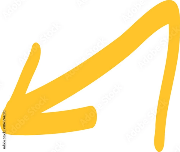 Obraz Hand Drawn Arrow