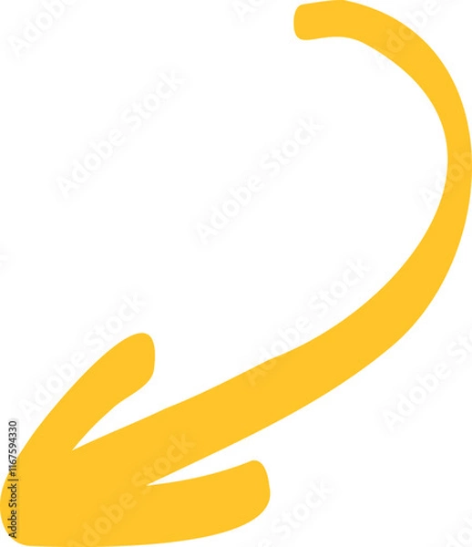 Fototapeta Hand Drawn Arrow