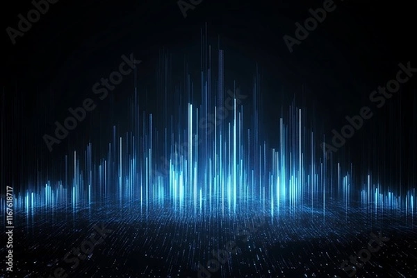 Obraz Abstract Digital Structure Background