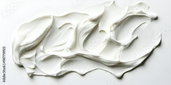 Obraz Smooth White Cream Texture Background