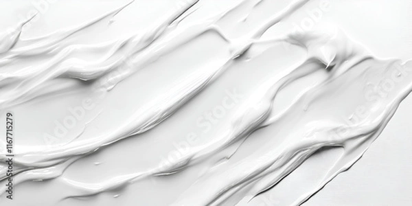Obraz Smooth White Cream Texture Background
