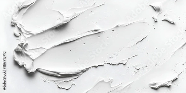 Obraz Smooth White Cream Texture Background