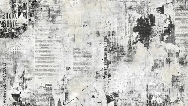 Obraz Newspaper paper grunge vintage old aged texture background