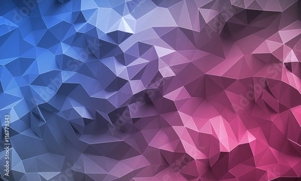 Obraz Abstract textured modern dark polygonal wall