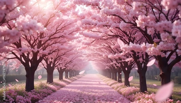 Fototapeta spring in the park