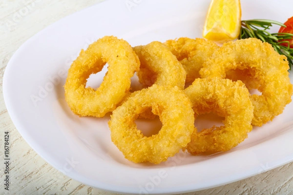 Fototapeta Calamari rings