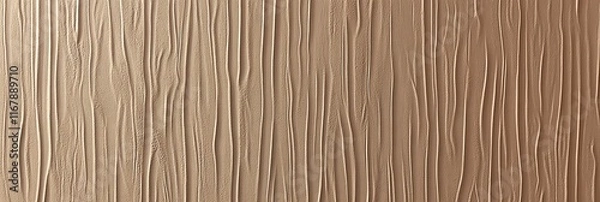 Obraz panoramic style textured brown background with vertical wave patterns, for use as overlay providing an earthy and organic aesthetic that can enhance the visual appeal