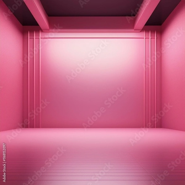 Fototapeta Product Display Studio: Pink & Gradient Aesthetic