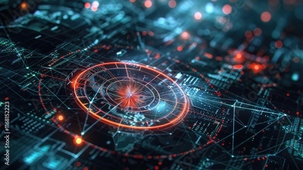 Obraz secure threat intelligence and cyber threat hunting