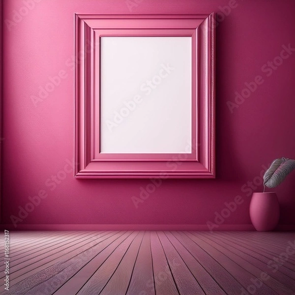 Fototapeta Pink Gradient Studio for Product Display