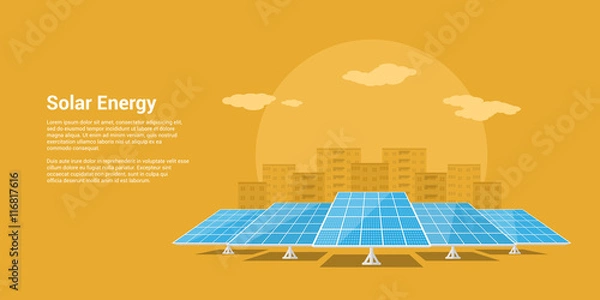 Obraz solar energy concept