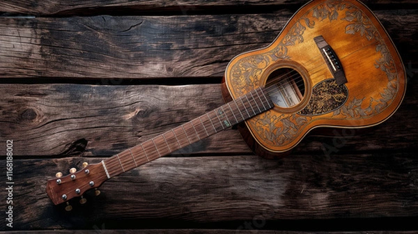 Obraz Classic Acoustic Guitar