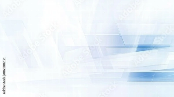 Fototapeta A soft, abstract background featuring light blue and white tones, ideal for digital design.