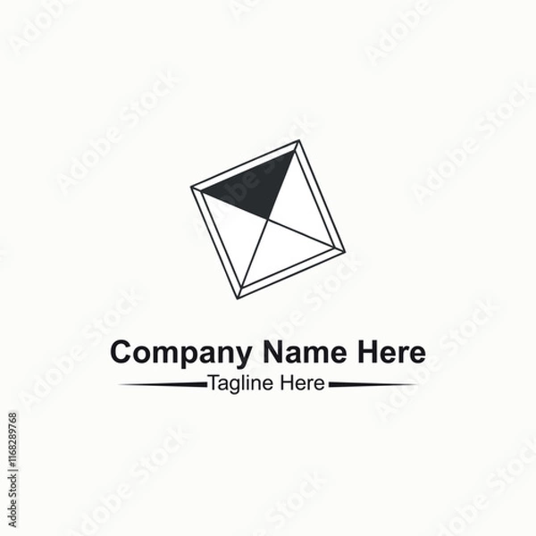 Fototapeta Geometric logo