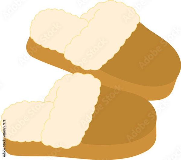 Fototapeta 털 슬리퍼