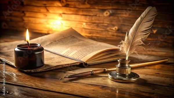 Fototapeta American Constitution:  Liberty, Justice, and the Rule of Thirds