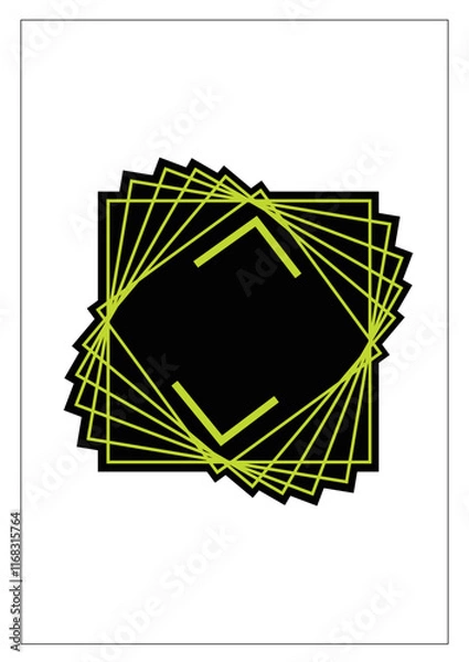 Fototapeta Brutalism Geometric and Abstract Shape