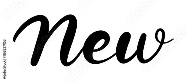 Obraz Newの手書き文字