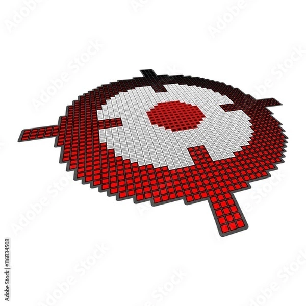 Obraz Shattered Pixel - Bullseye 3