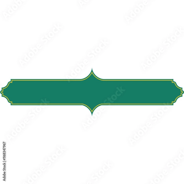 Fototapeta Flat Islamic Banner