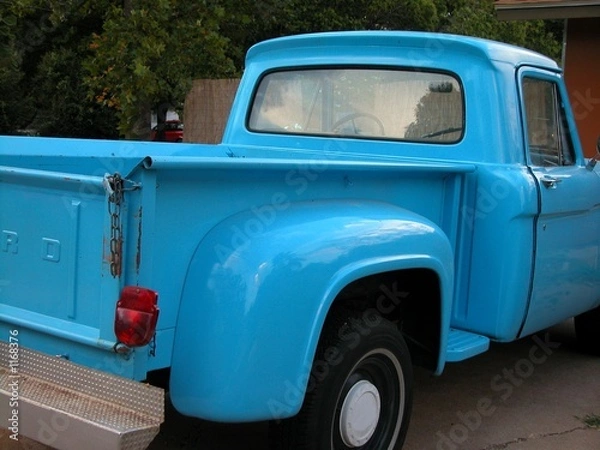 Obraz blue truck